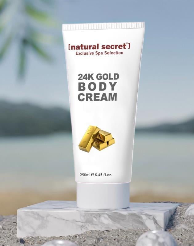 Natural Secret 24K Gold Body Cream - 24K Altın Vücut Kremi