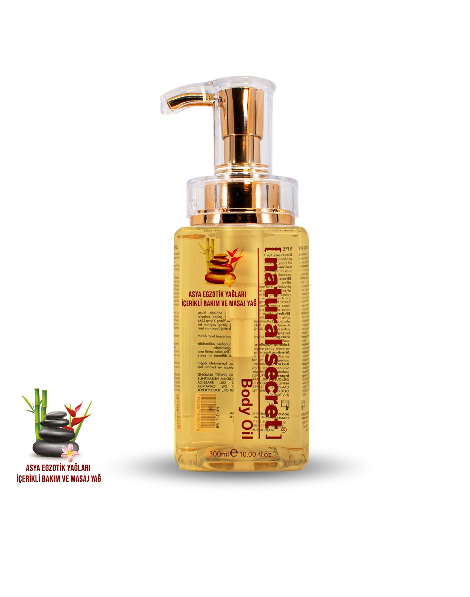 Natural Secret Asian Exotic Blended Lüx Aromatic Body Oil - Asya Egzotik Masaj & Vücut Bakım Yağı