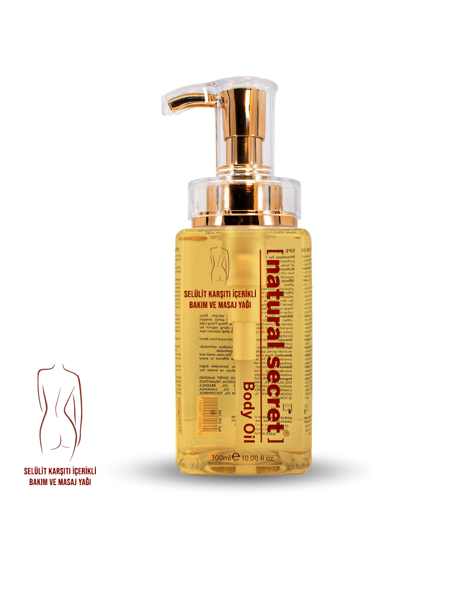 Natural Secret Cellulite Blended Massage & Body Care Oil - Selülit Masaj & Vücut Bakım Yağı