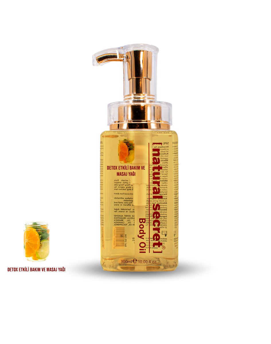 Natural Secret Detox Blended Massage & Body Care Oil - Detoks Masaj & Vücut Bakım Yağı