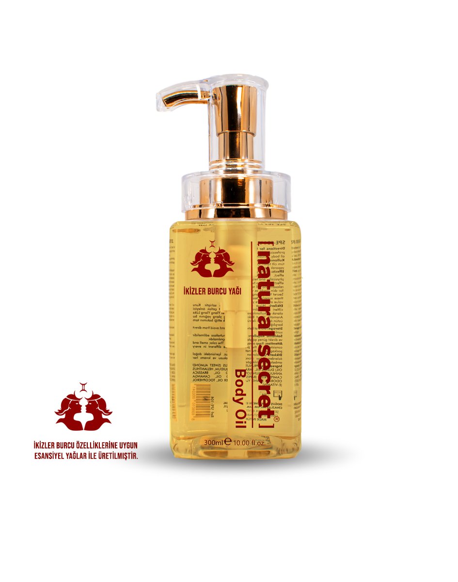 Natural Secret Gemini Massage & Body Care Oil - İkizler Burcu Masaj & Vücut Bakım Yağı