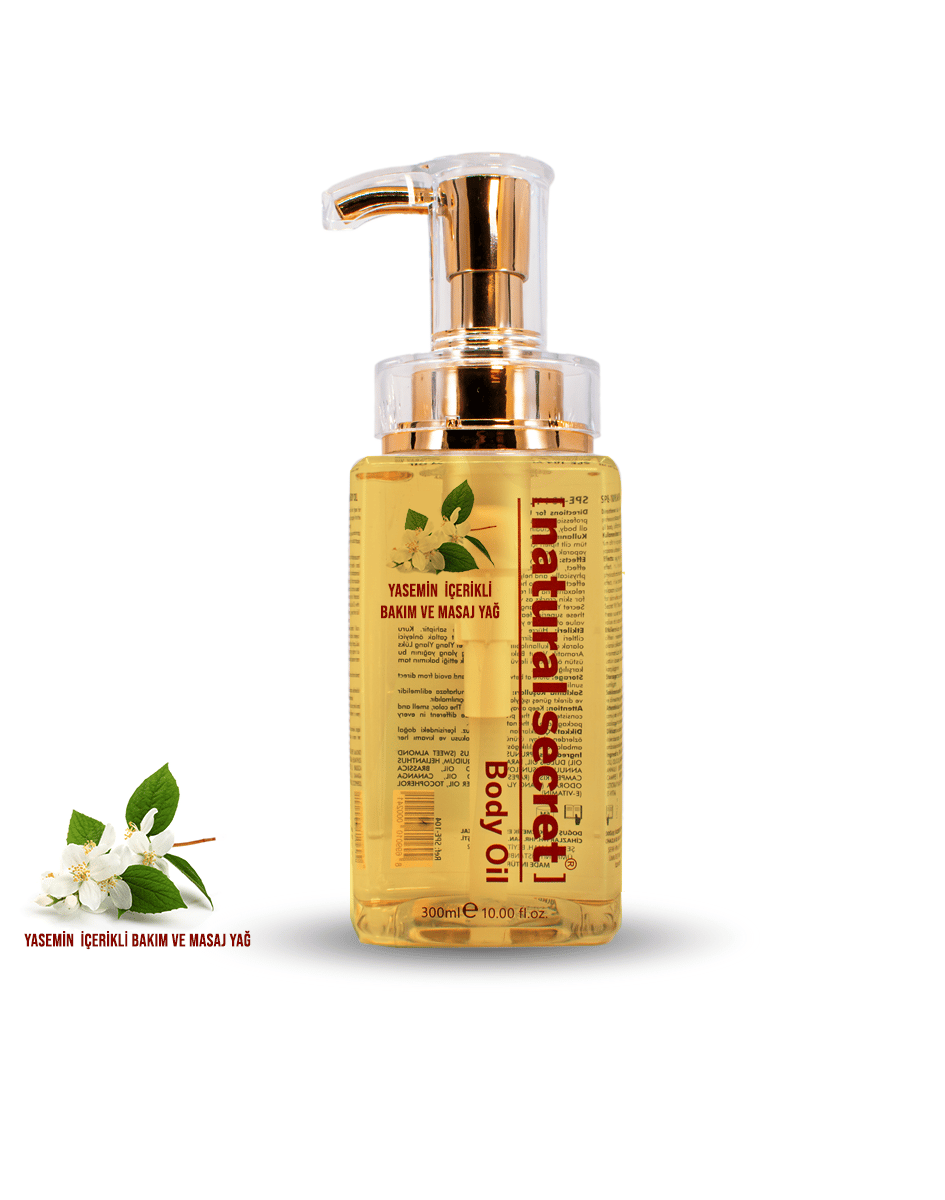 Natural Secret Jasmine Massage & Body Care Oil - Yasemin Masaj & Vücut Bakım Yağı