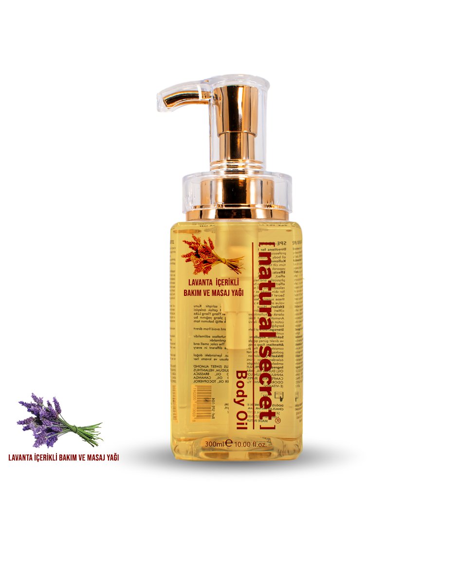Natural Secret Lavender Massage & Body Care Oil - Lavanta Masaj & Vücut Bakım Yağı