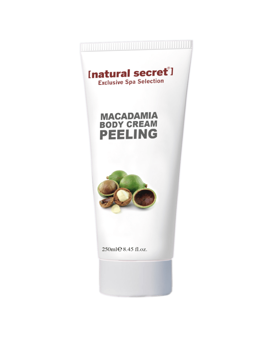 Natural Secret Macadamia Body Cream Peeling - Makademya Granüllü Vücut Krem Peeling