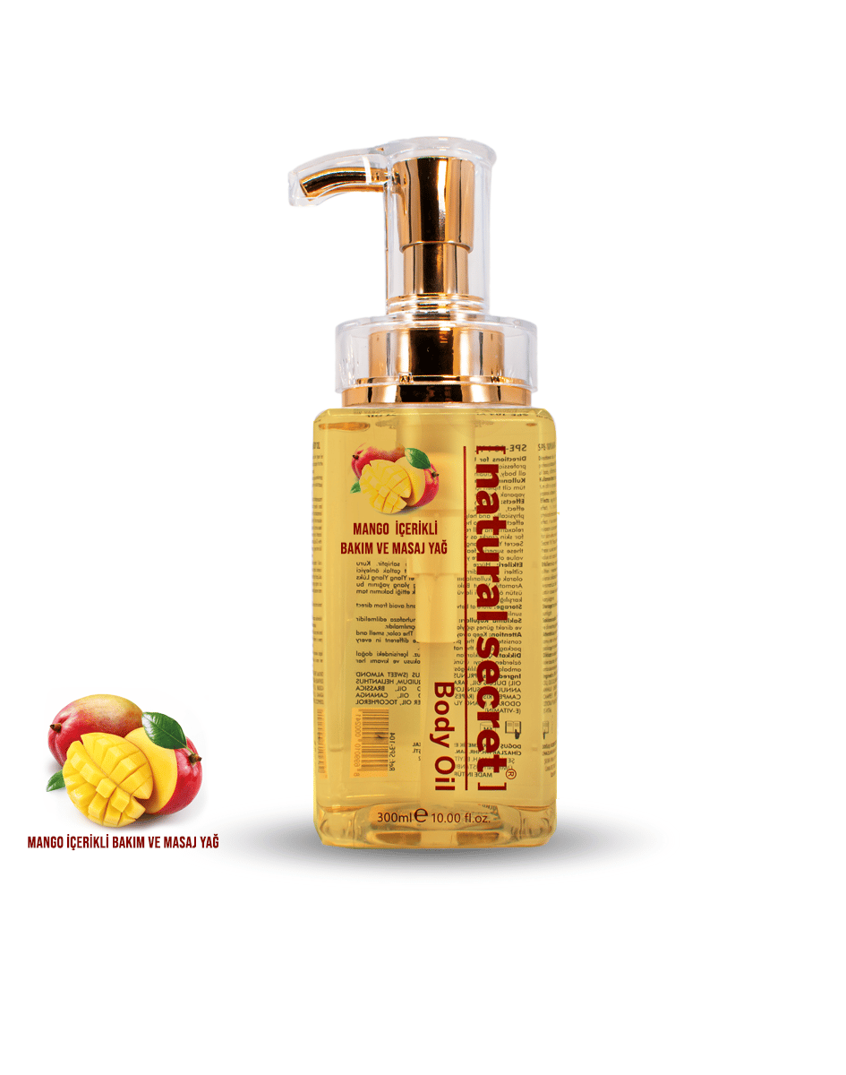 Natural Secret Mango Massage & Body Care Oil - Mango Masaj & Vücut Bakım Yağı