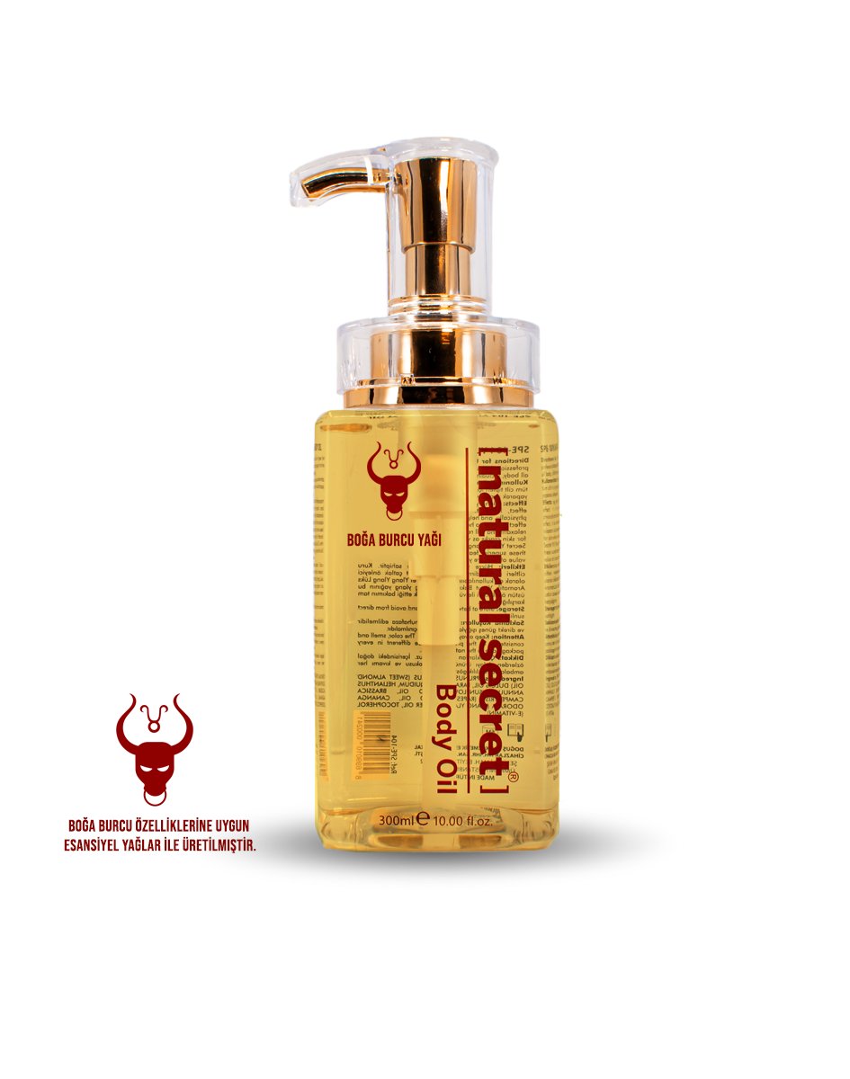 Natural Secret Taurus Massage & Body Care Oil - Boğa Burcu Masaj & Vücut Bakım Yağı