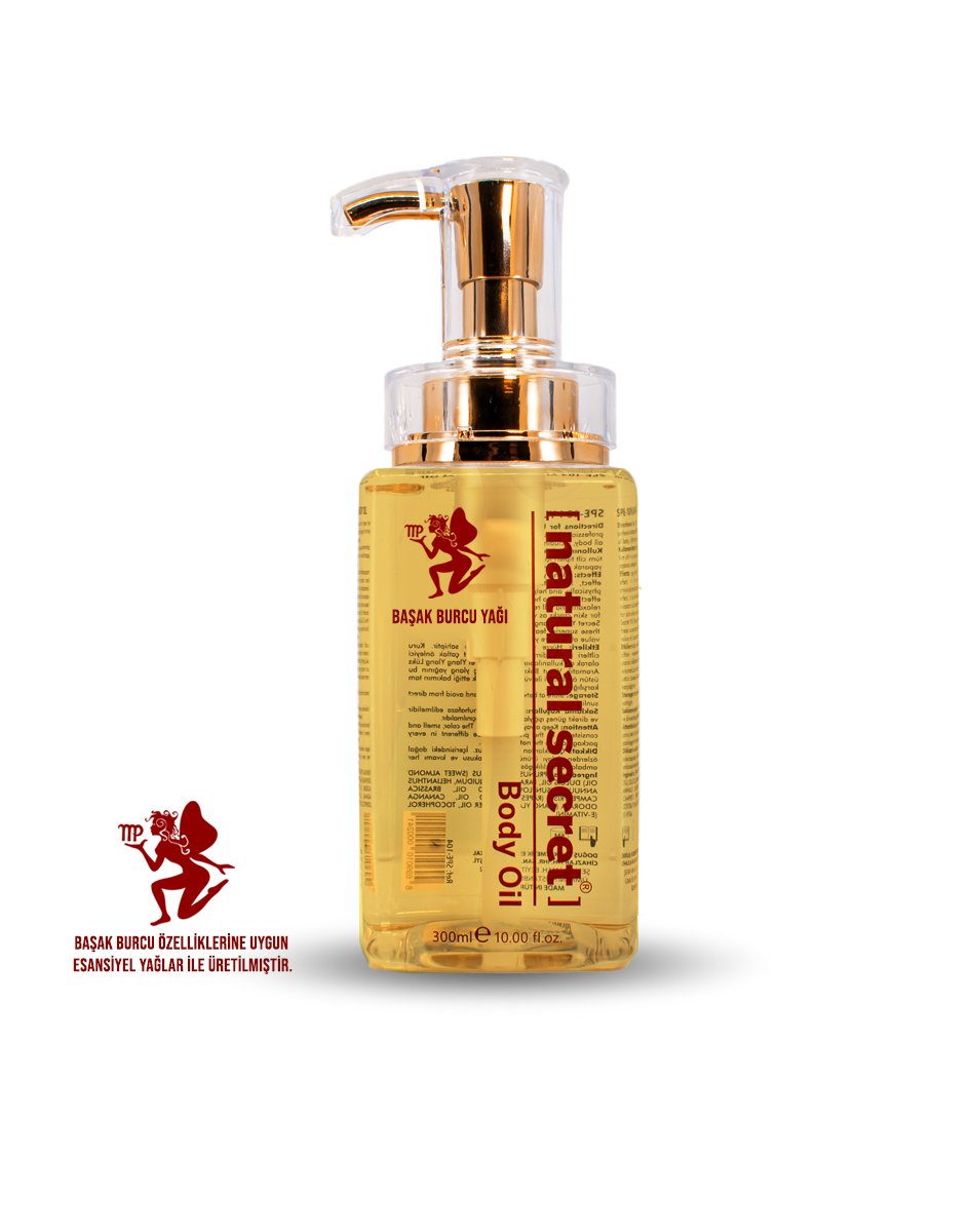 Naturel Secret Virgo Massage & Body Care Oil - Başak Burcu Masaj & Vücut Bakım Yağı