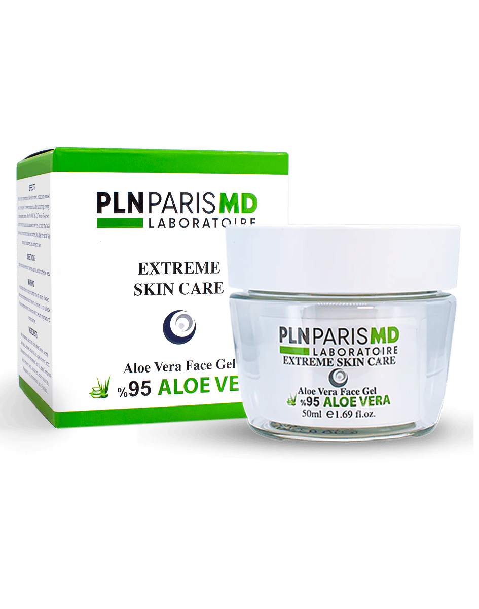 PLN PARIS MD Aloe Vera Face Gel / %95 Aloe Vera İçerikli Yatıştırıcı Ve Nemlendirici Jel 50ml