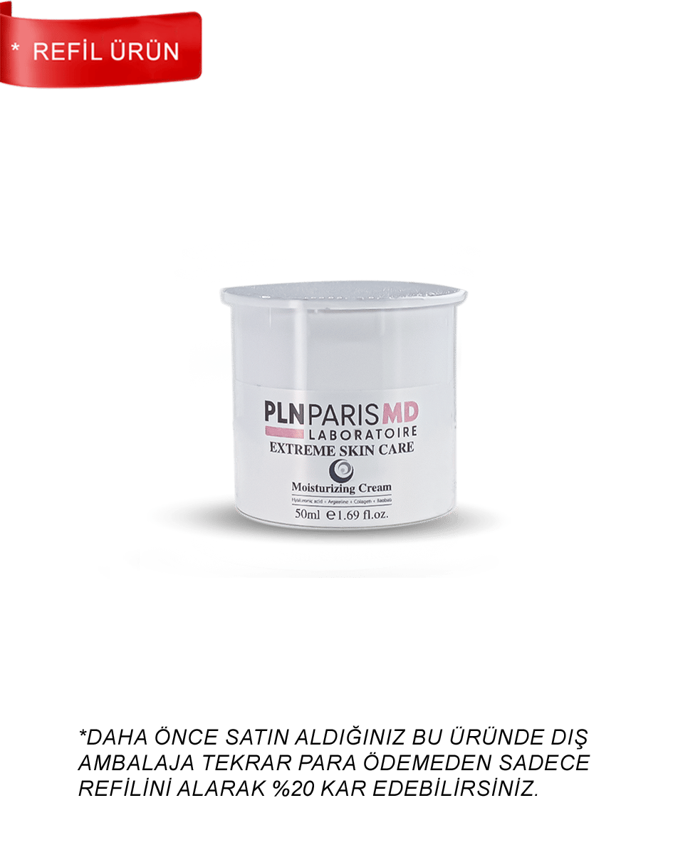 PLN PARIS MD Extreme Moisturizing Cream / Normal Ve Kuru Ciltler İçin Nemlendirici Krem 50ml REFIL