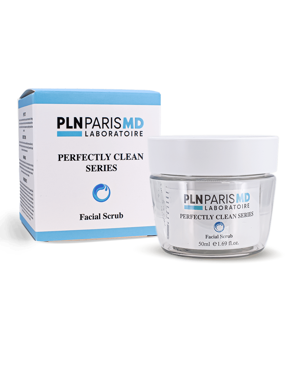 PLN PARIS MD Perfectly Clean Facial Scrub / Kuru, Normal Ve Karma Ciltler İçin Granüllü Peeling 50ml
