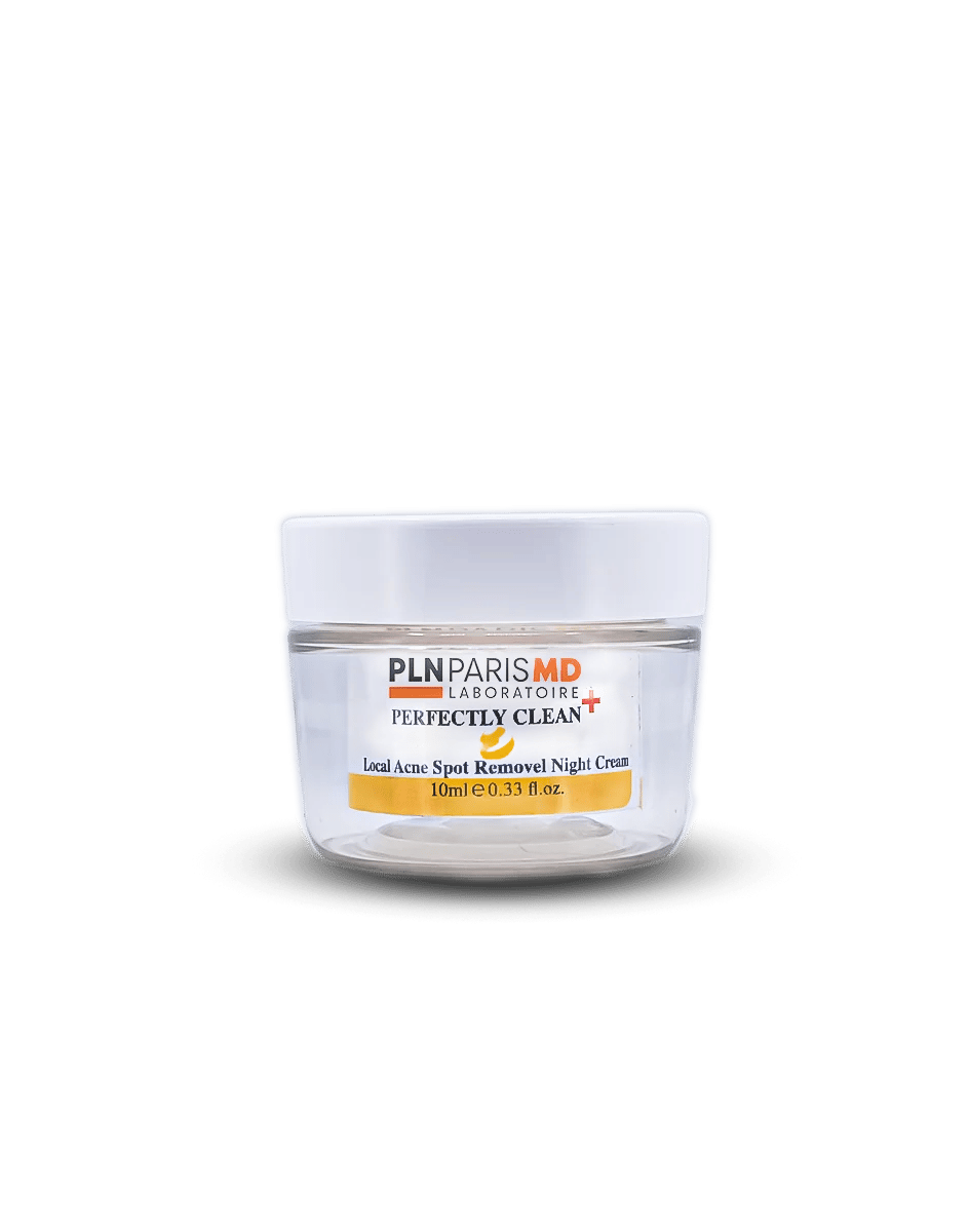 PLN PARIS MD Perfectly Clean+ Local Acne Spot Removel Night cream / Akne Karşıtı Lokal Uygulanabilen Çinko İçerikli Gece Kremi 10ml