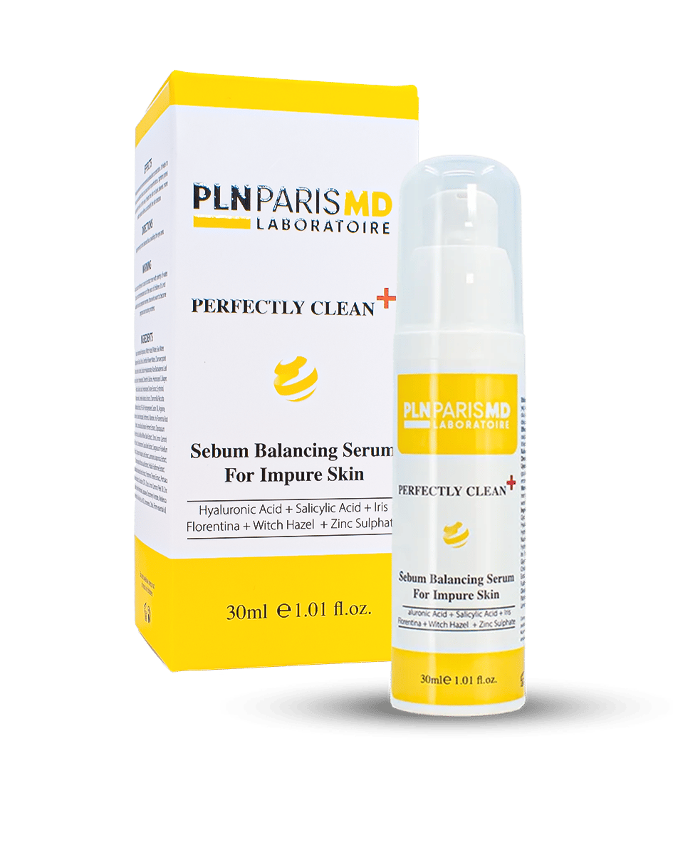 PLN PARIS MD Perfectly Clean + Sebum Balancing Serum / Akneli, Yağlı ve Problemli Ciltler İçin Sebum Dengeleyici Serum 30ml