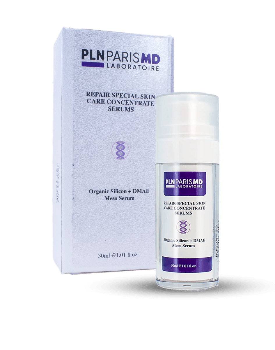 PLN PARIS MD Repair Organic Silicon + DMAE Meso Serum / Yoğun Organik Slikon, DMAE içerikli, Botox, Çizgi Açıcı Etkili Serum 30ml