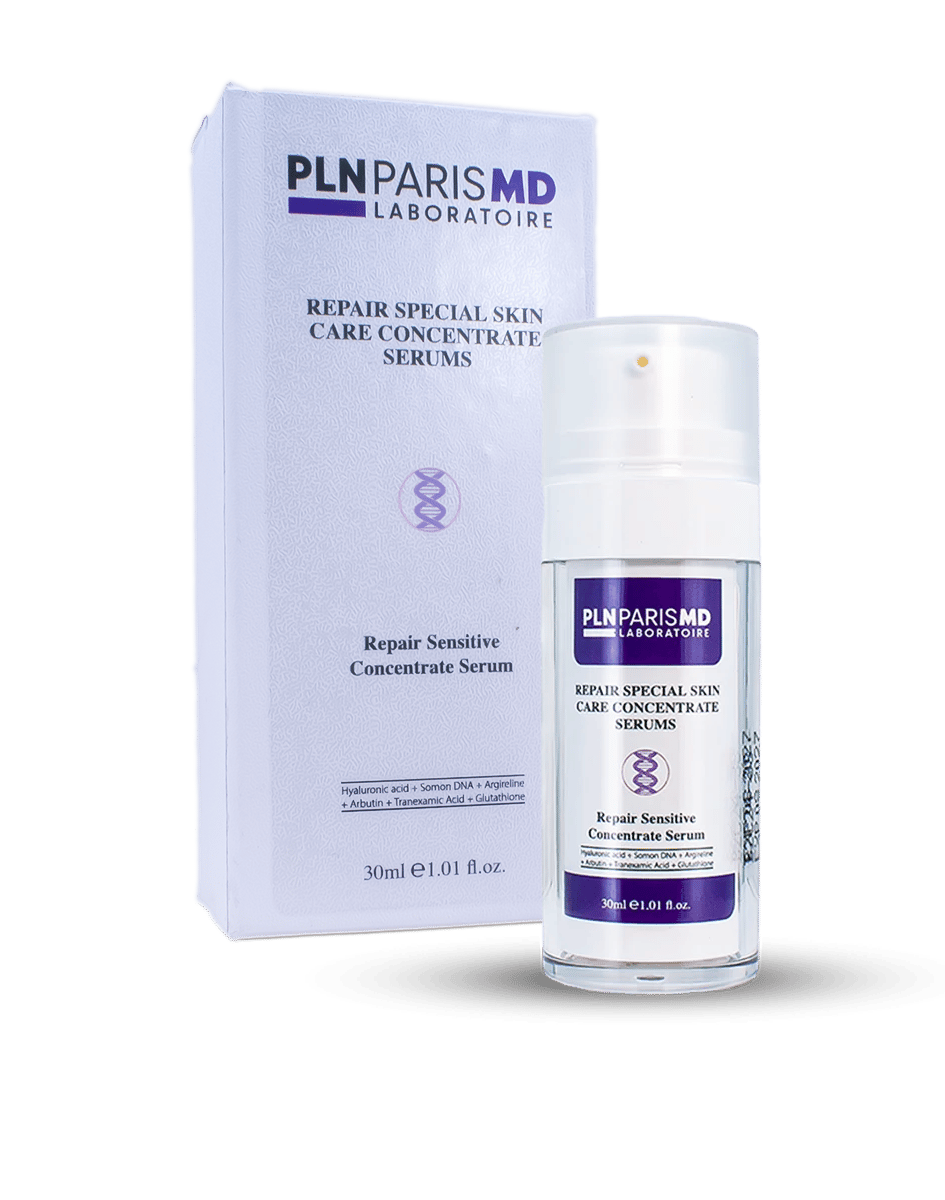 PLN PARIS MD Repair Sensitive Concentrate Serum / Hassas Dahil Tüm Ciltlere Sakinleştirici, Yatıştırıcı Bakım Serumu 30ml