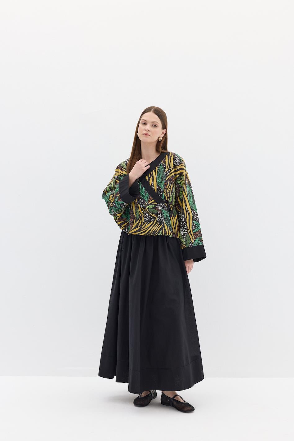 Gofre Desenli Kimono