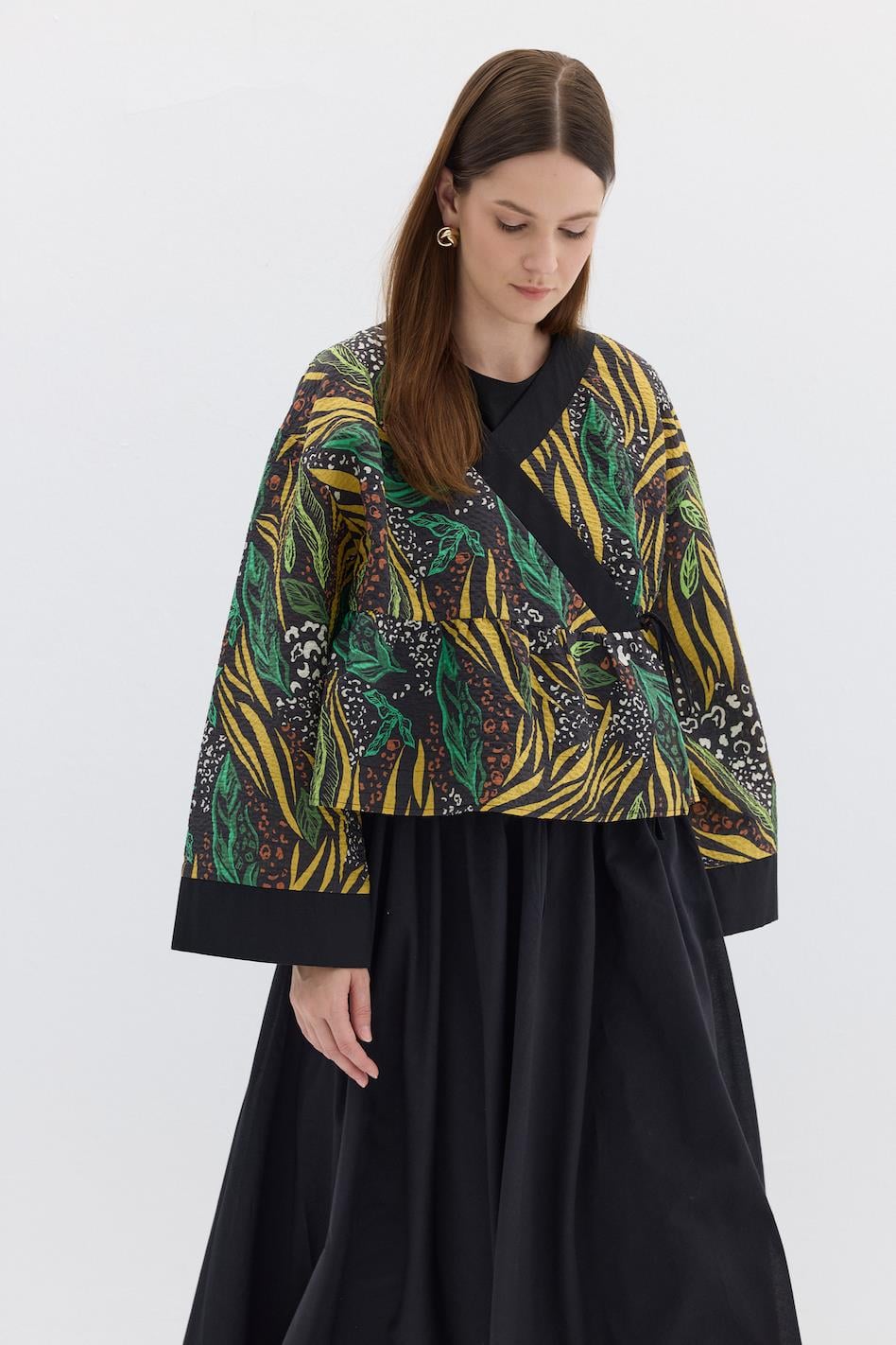 Gofre Desenli Kimono