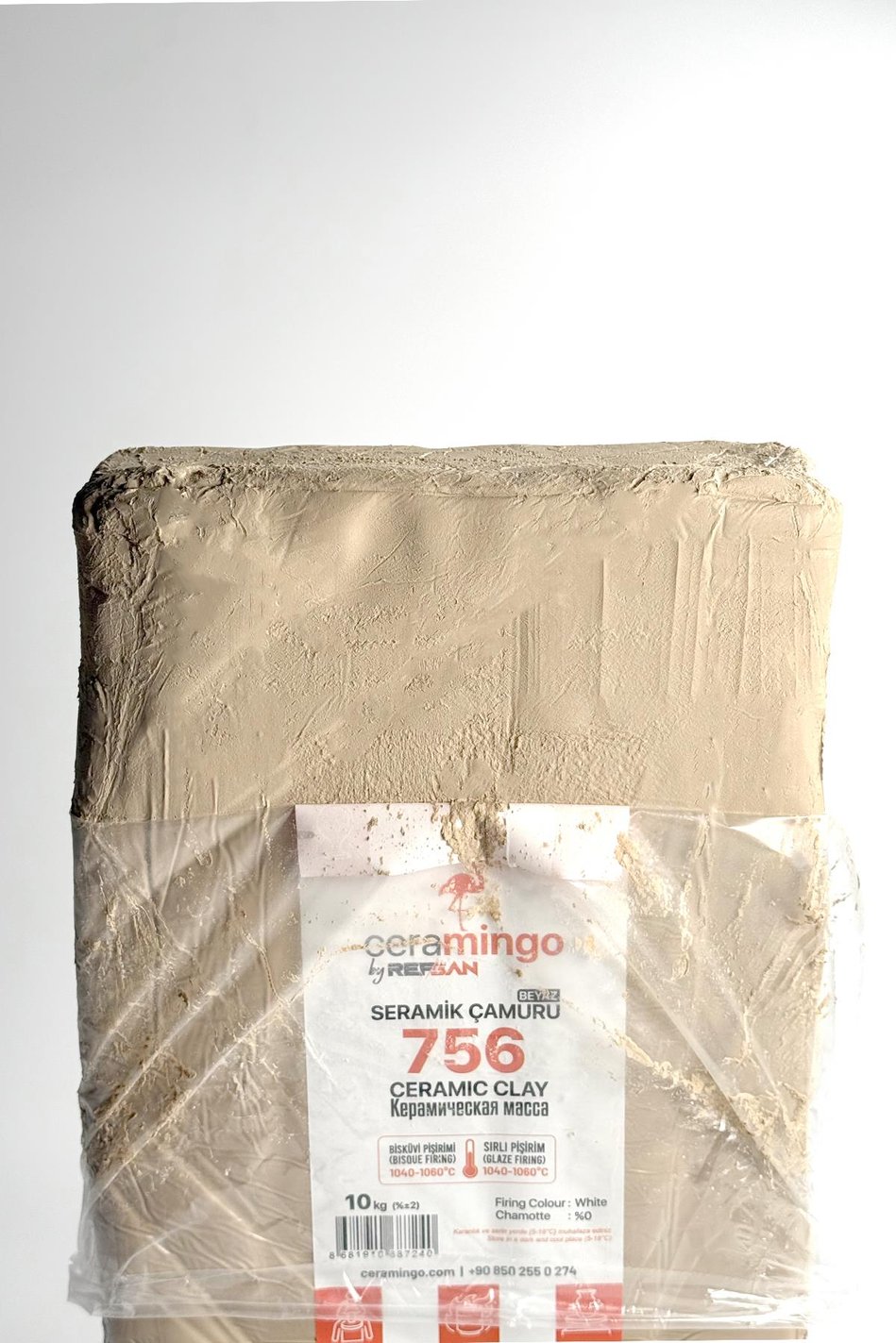 Refsan 756 Seramik Çamuru Vakumlu 1050°C