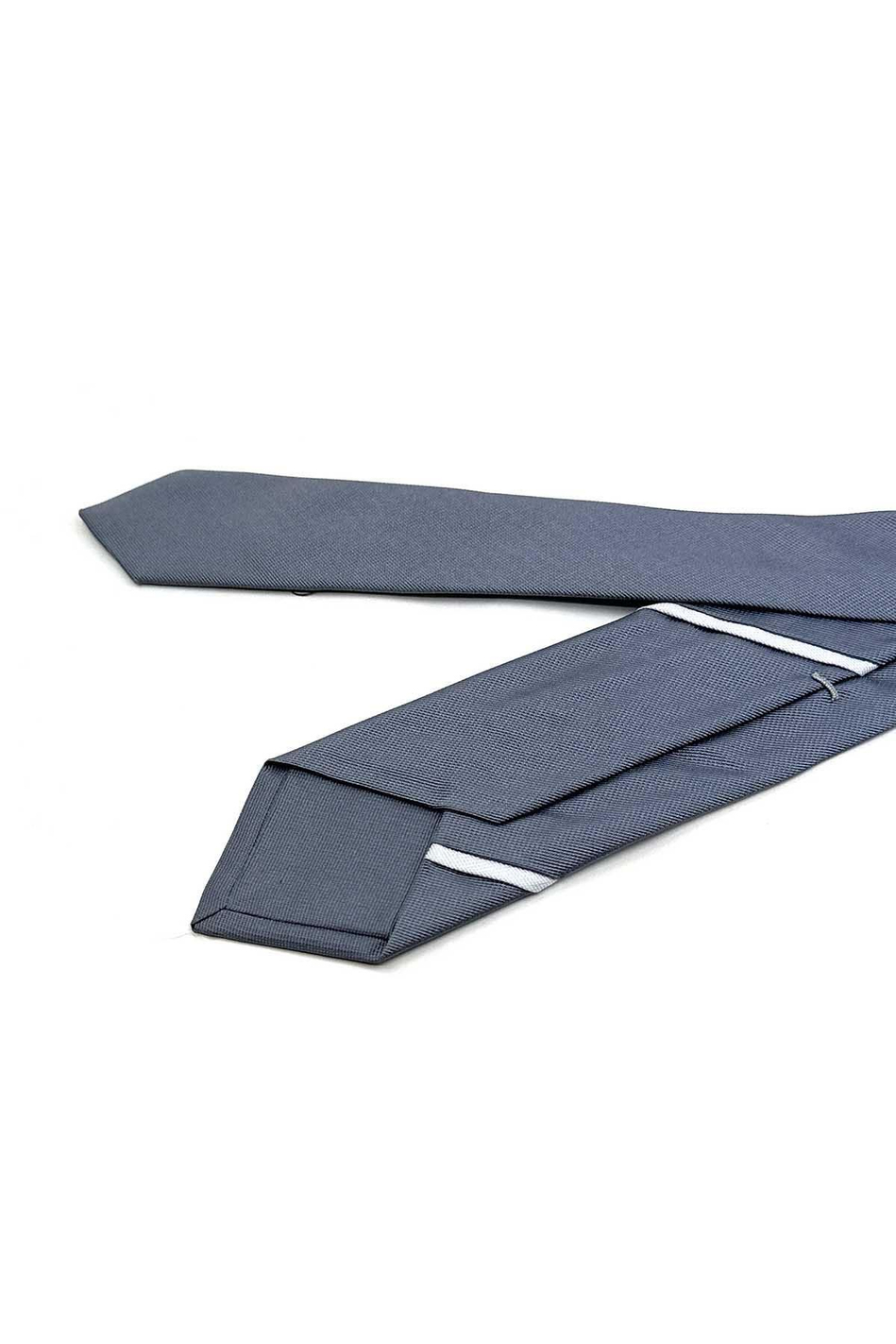 6.3 cm Gri Düz Parça Desenli İpek Kravat İK2310