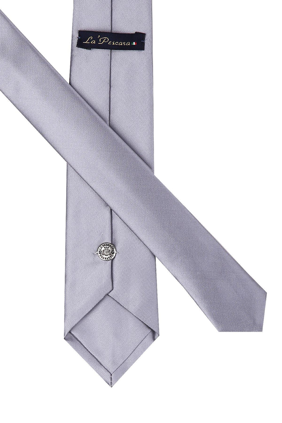 Açık Gri Saten Slim Kravat SK5312