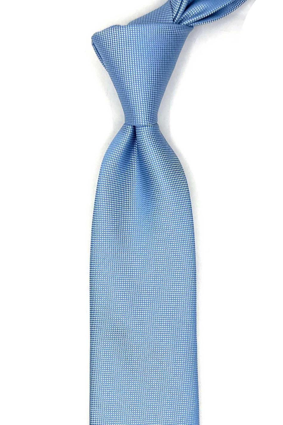 Açık Mavi Düz Slim Kravat SK8055