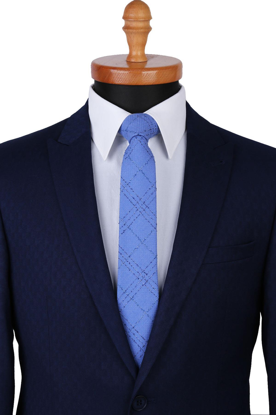 Açık Mavi Yün Kravat SK7169