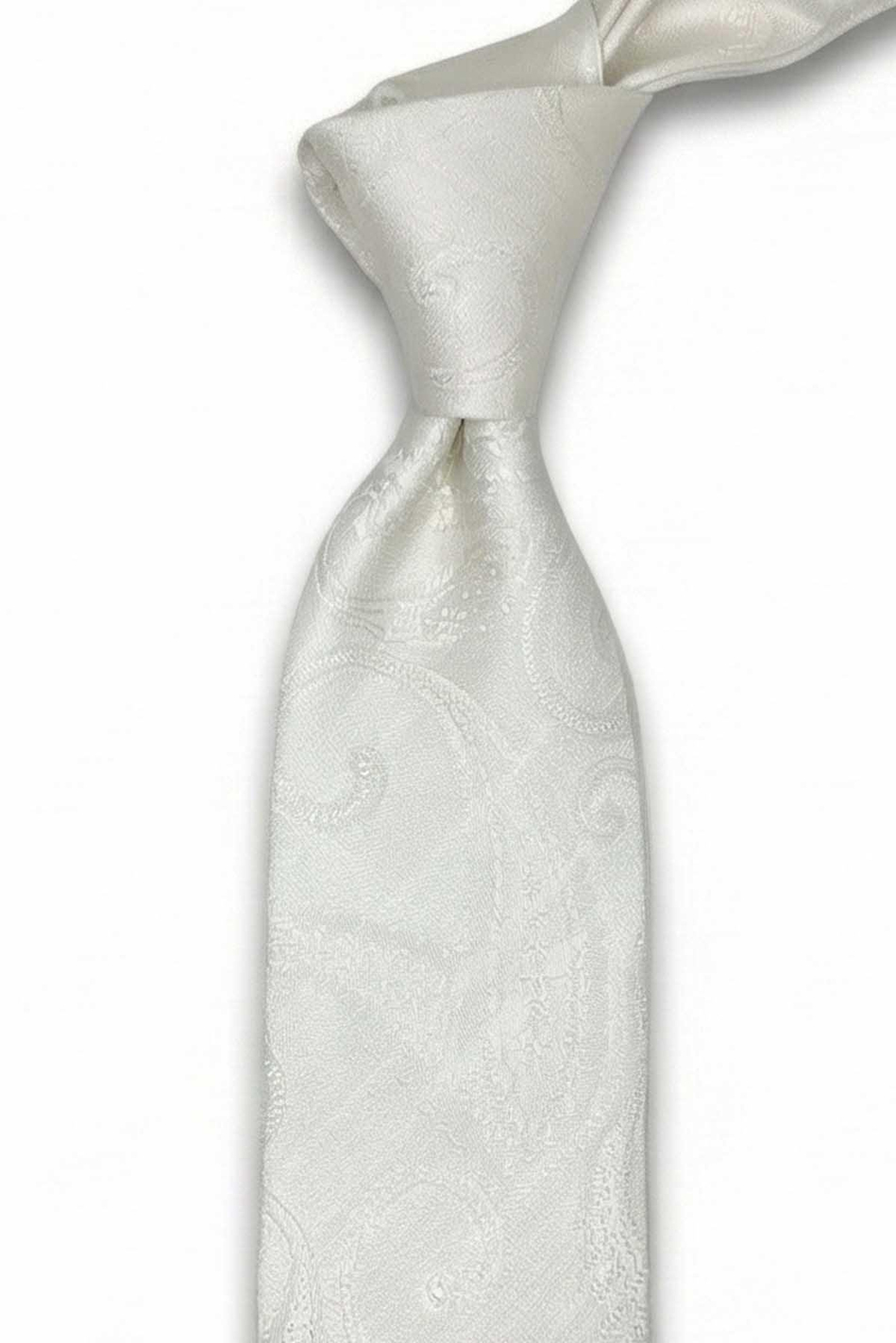 Altiani Style Beyaz İtalyan İpek Kravat İK2143