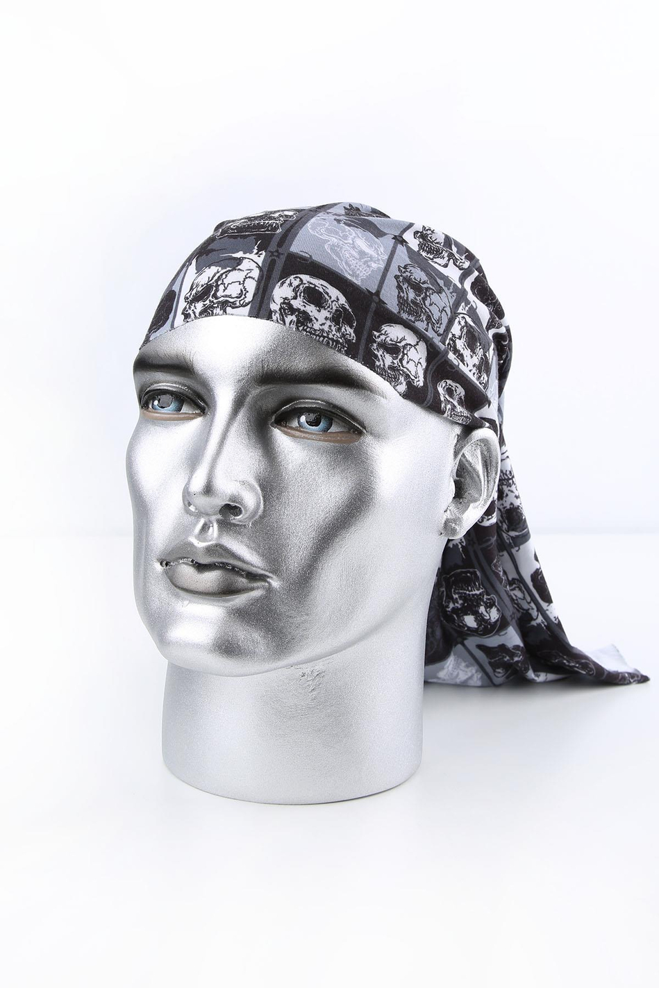 Angry Skull Siyah Beyaz Bandana BND18