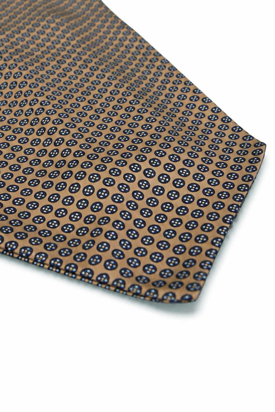 Bej Küçük Desen Ascot Kravat K689