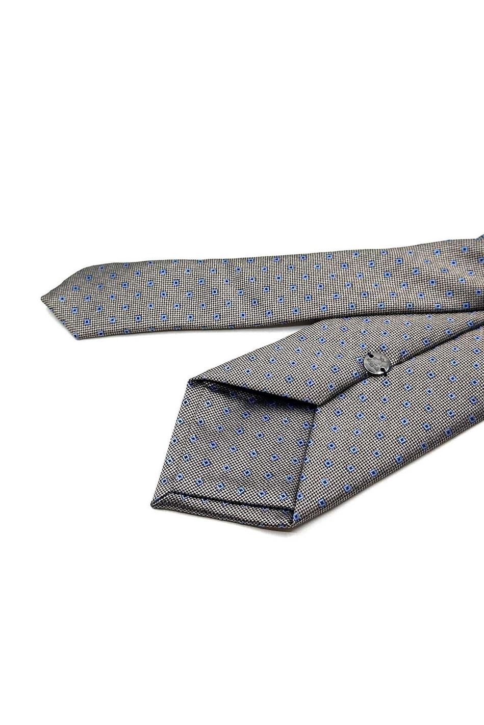 Bej Küçük Desen Mendilli Klasik Kravat KK12943