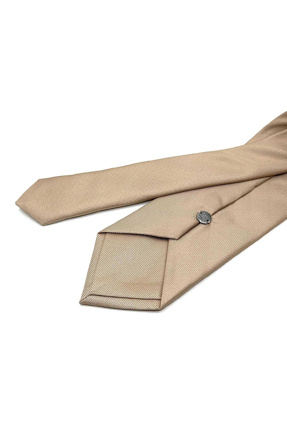 Bej Nokta Desen Mendilli Klasik Kravat KK9203