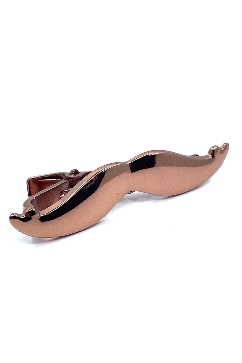Bıyık Motif Bronz Renk Kravat İğnesi KIY708