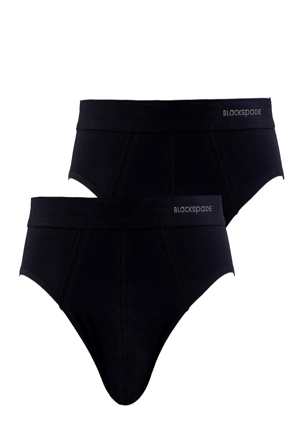 Blackspade 2'li Paket Loose Fit 9625S Slip Külot - Siyah