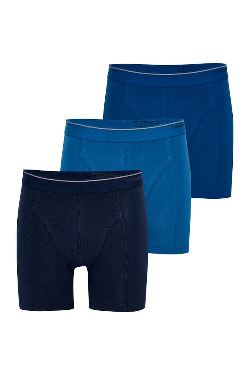 Blackspade 3'lü Paket Tender Cotton Erkek Boxer 9673LMD - Lacivert Mavi Denim