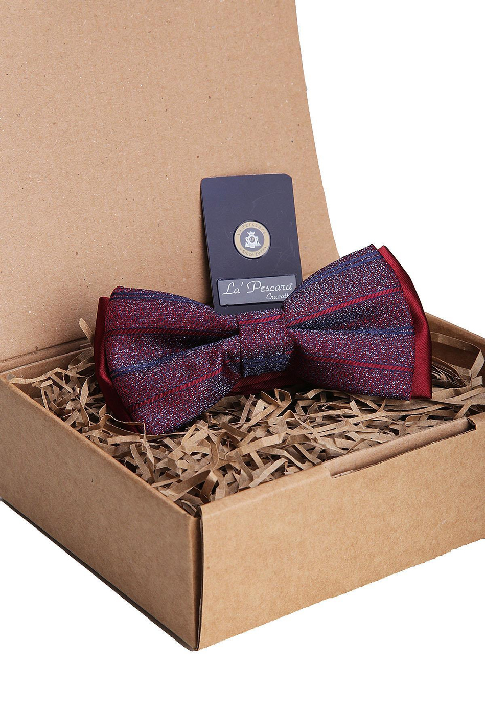 Bordo Çizgi Desen Papyon P1165