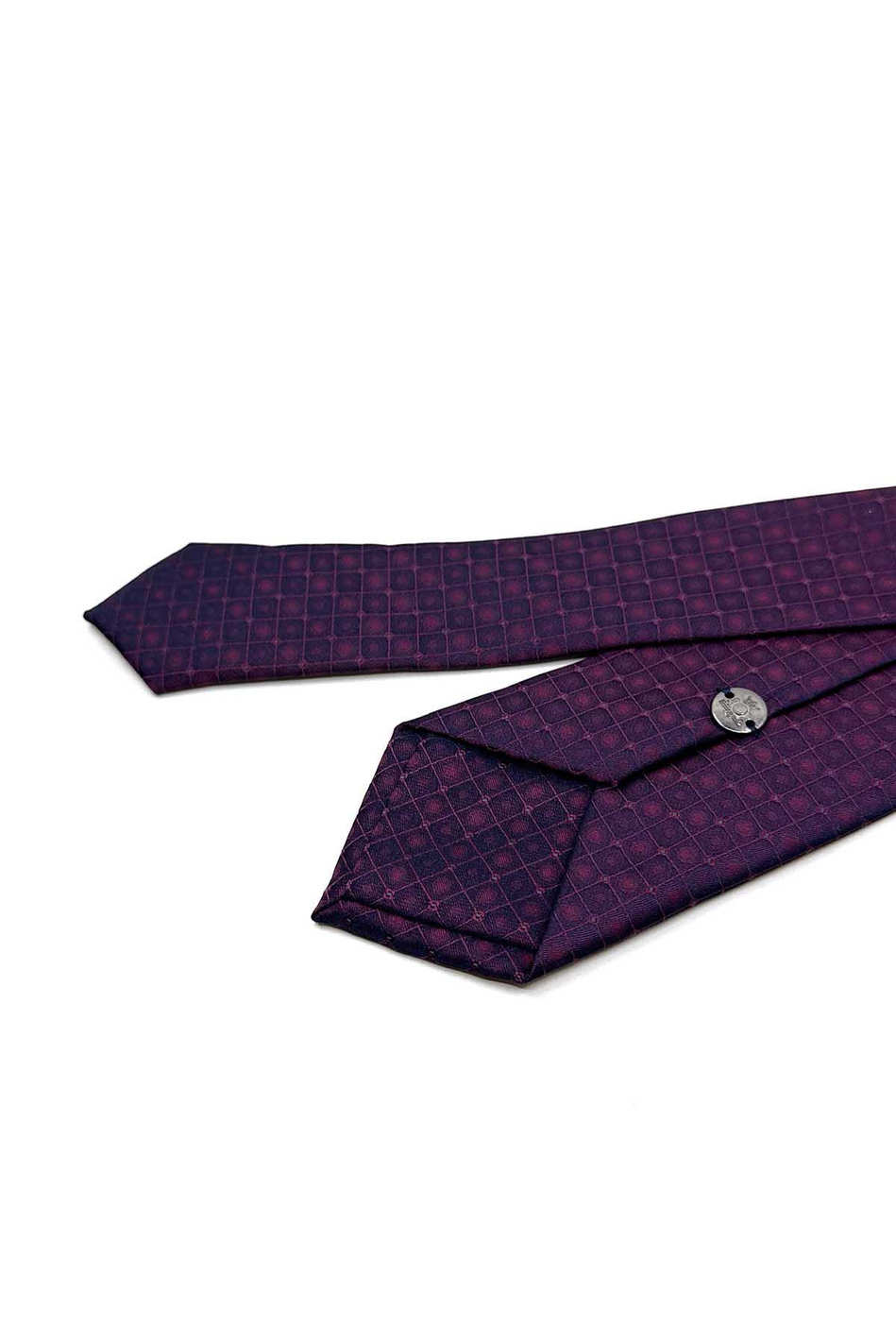 Bordo Kare Desen Slim Kravat SK7975