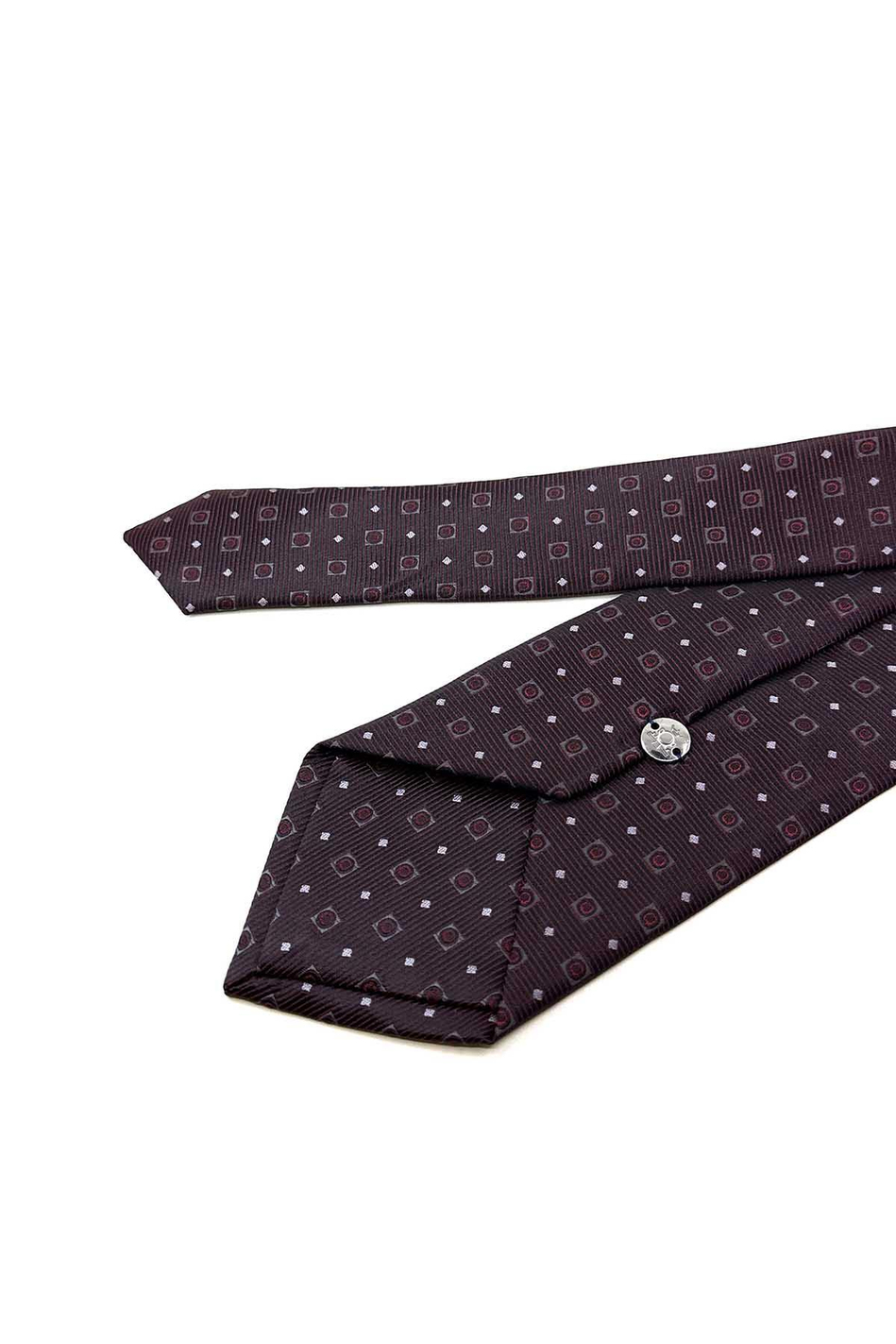 Bordo Küçük Desen Mendilli Klasik Kravat KK12514