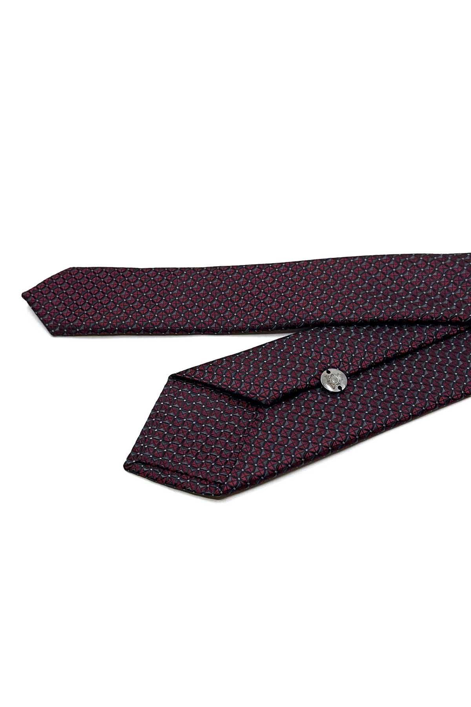 Bordo Küçük Desen Slim Kravat SK8014