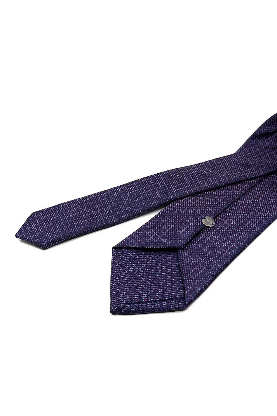 Bordo - Lacivert Nokta Desen Mendilli Klasik Kravat KK12580