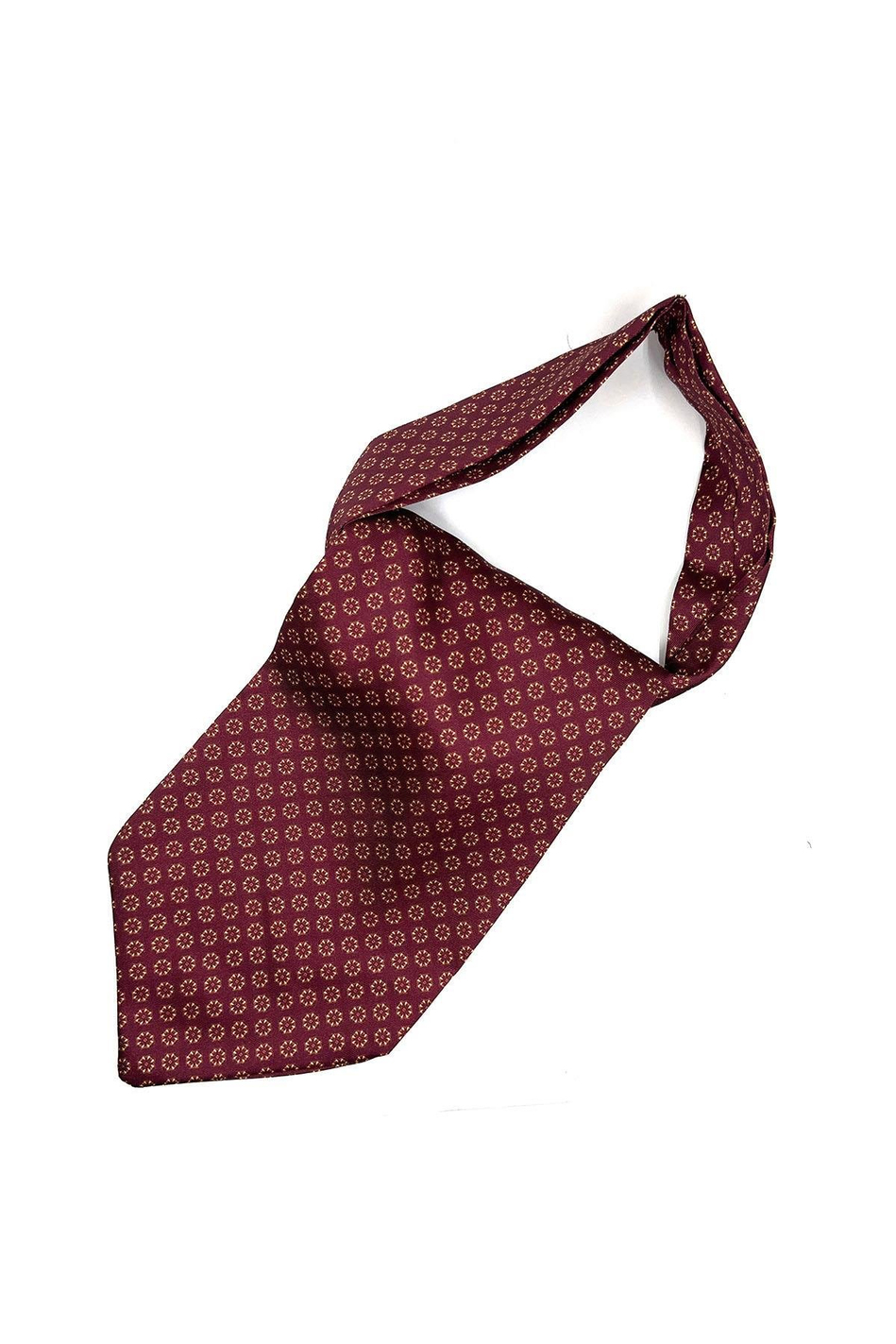 Bordo Motif Desen Erkek Fular K449