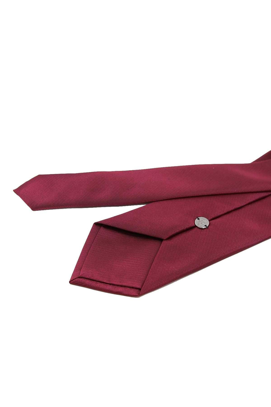 Bordo Reps Dokulu Düz Mendilli Klasik Kravat KK13180