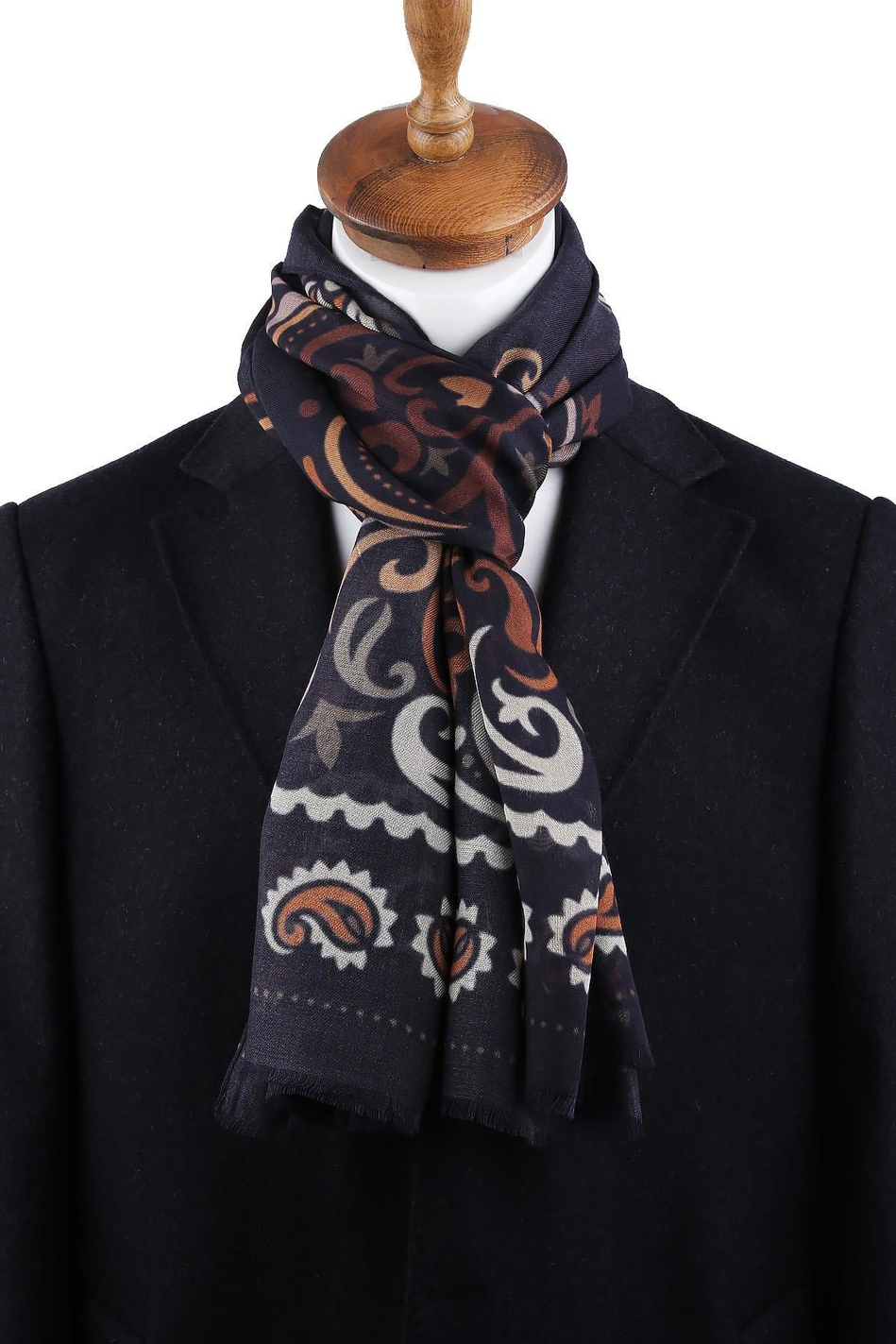Bowery Style Siyah İtalyan Modal Kaşkol MDL01