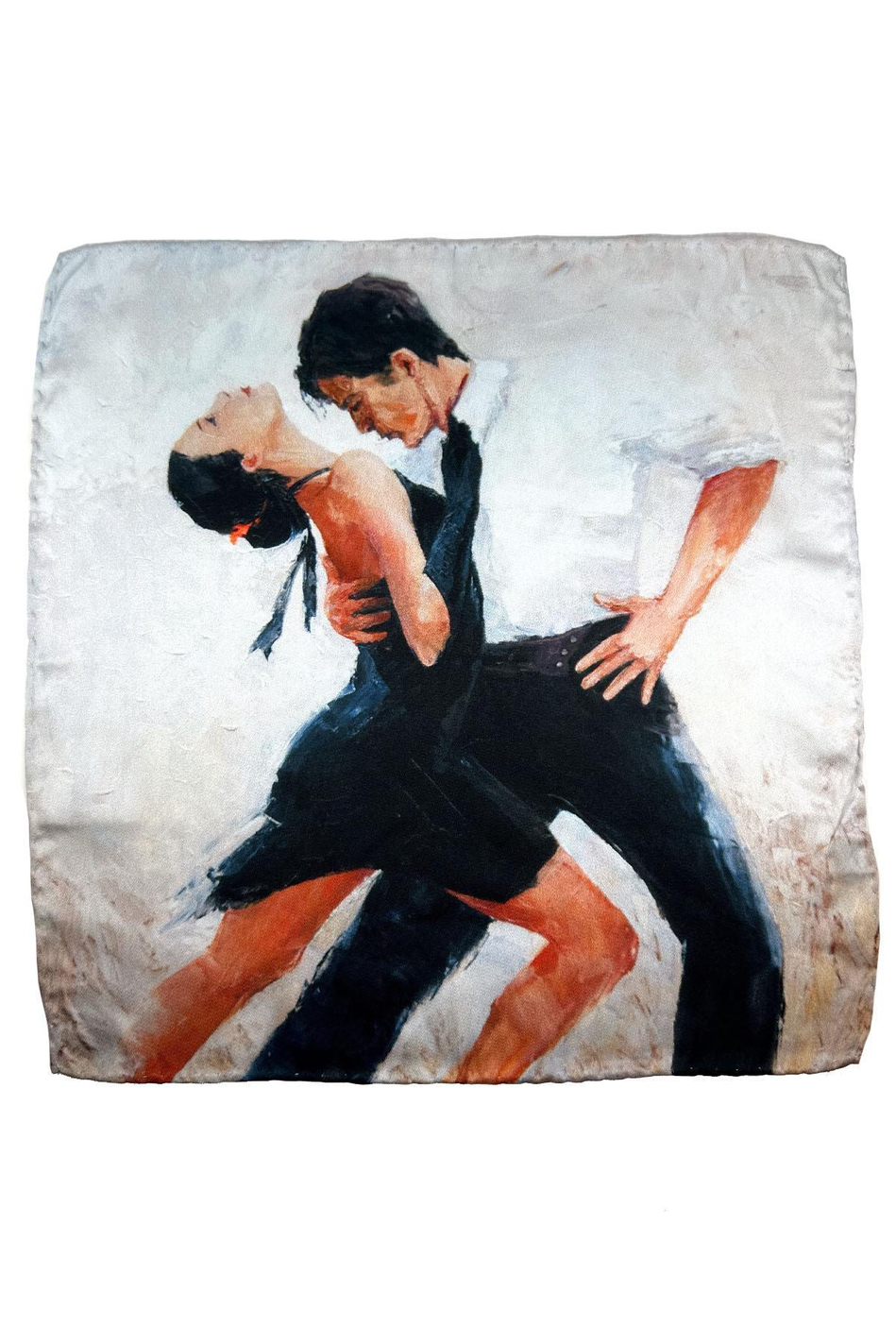 Buz Mavisi Dans Motif Erkek Cep Mendili SPS638-118