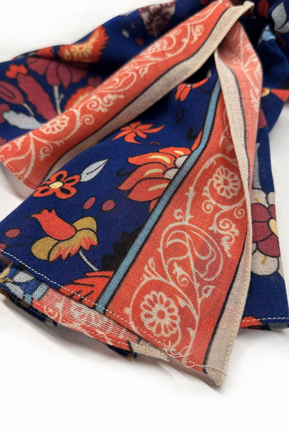 Chilcote Style Mavi Wool Kaşkol K481