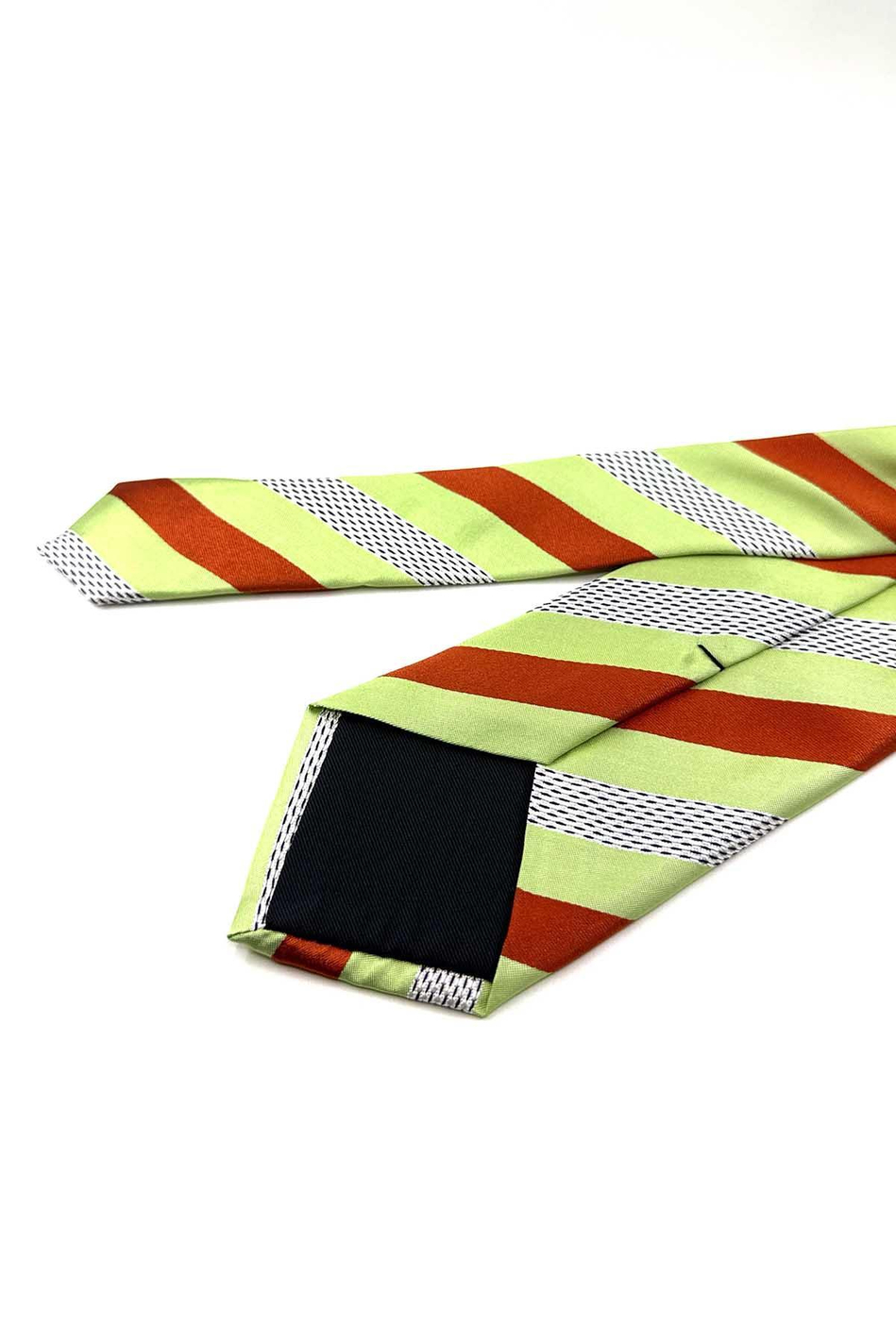 Çok Renkli Çizgi Desen İtalyan İpek Kravat İK1660