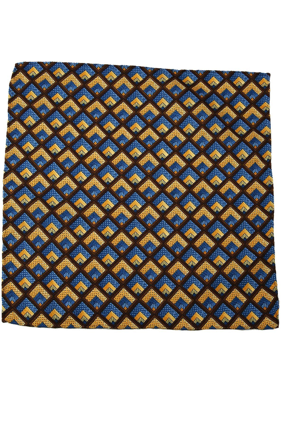 Çok Renkli Motif Baskılı İpek Mendil SPS305