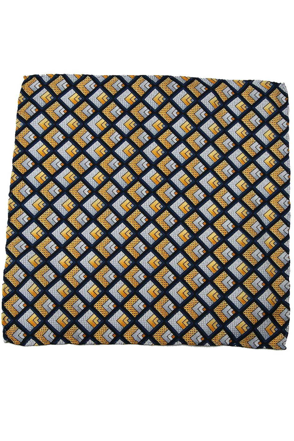 Çok Renkli Motif Baskılı İpek Mendil SPS303
