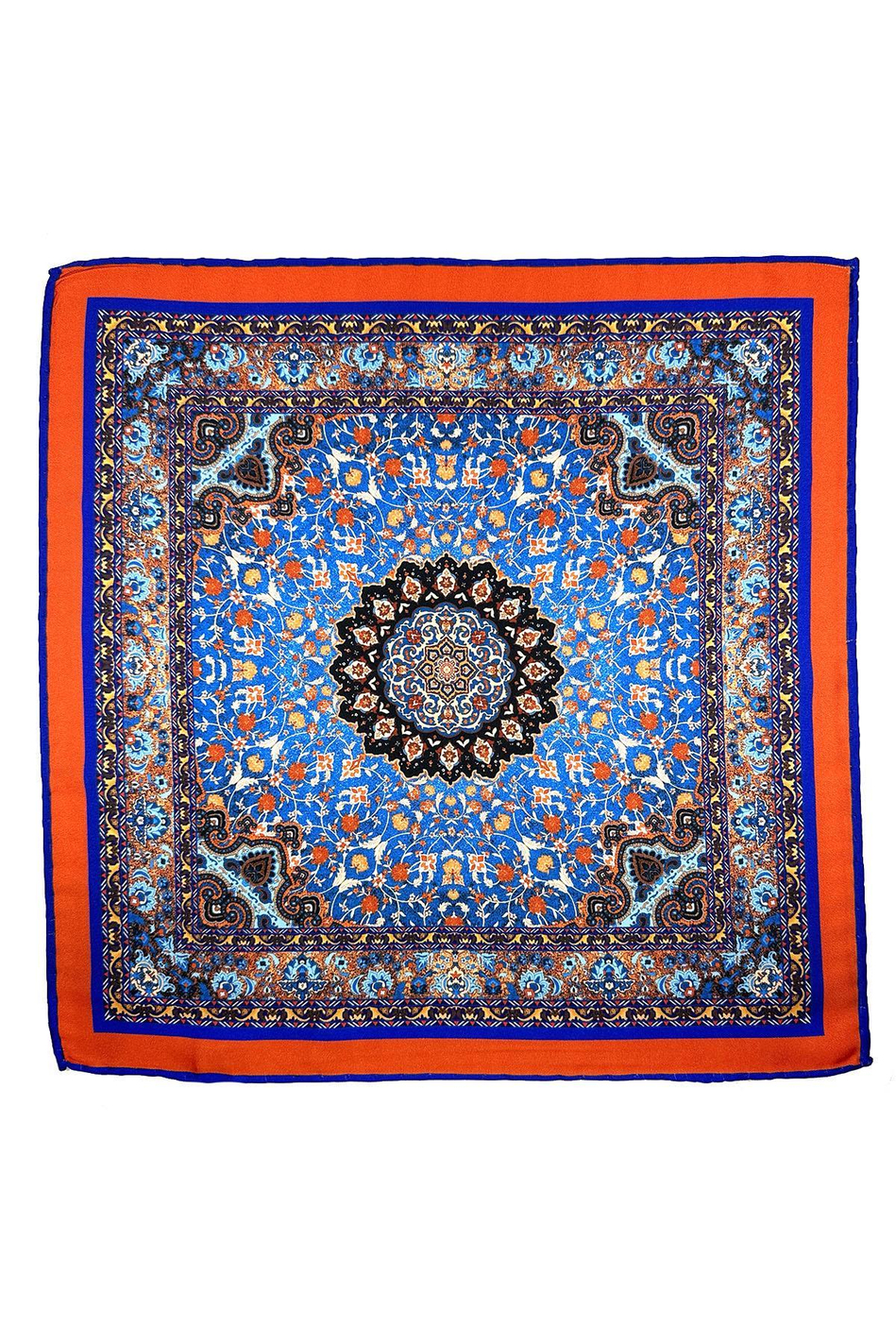 Çok Renkli Motif Desen Erkek Cep Mendili SPS608-88