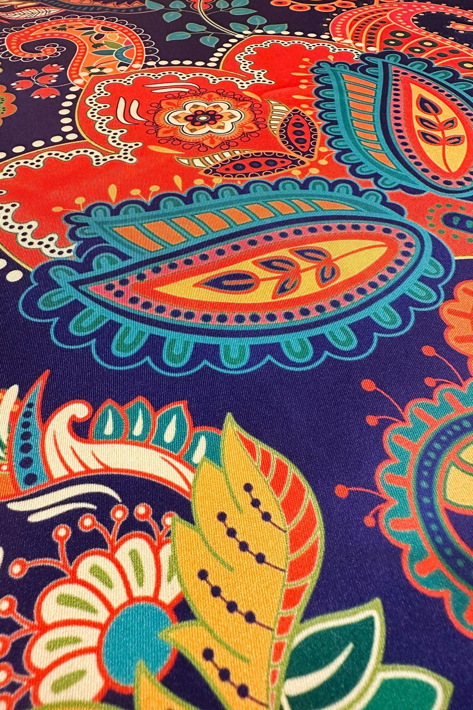 Çok Renkli Motif Desen Fular Bandana 55-55 cm KDNF30