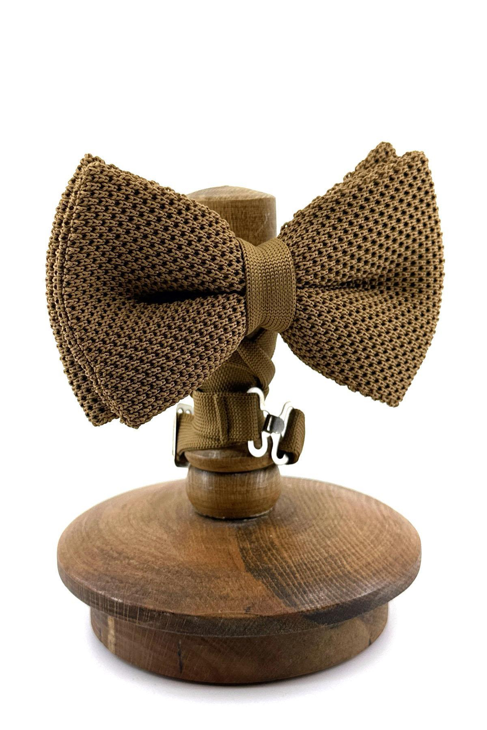 Deve Tüyü Renk Düz Örgü Papyon ÖR146