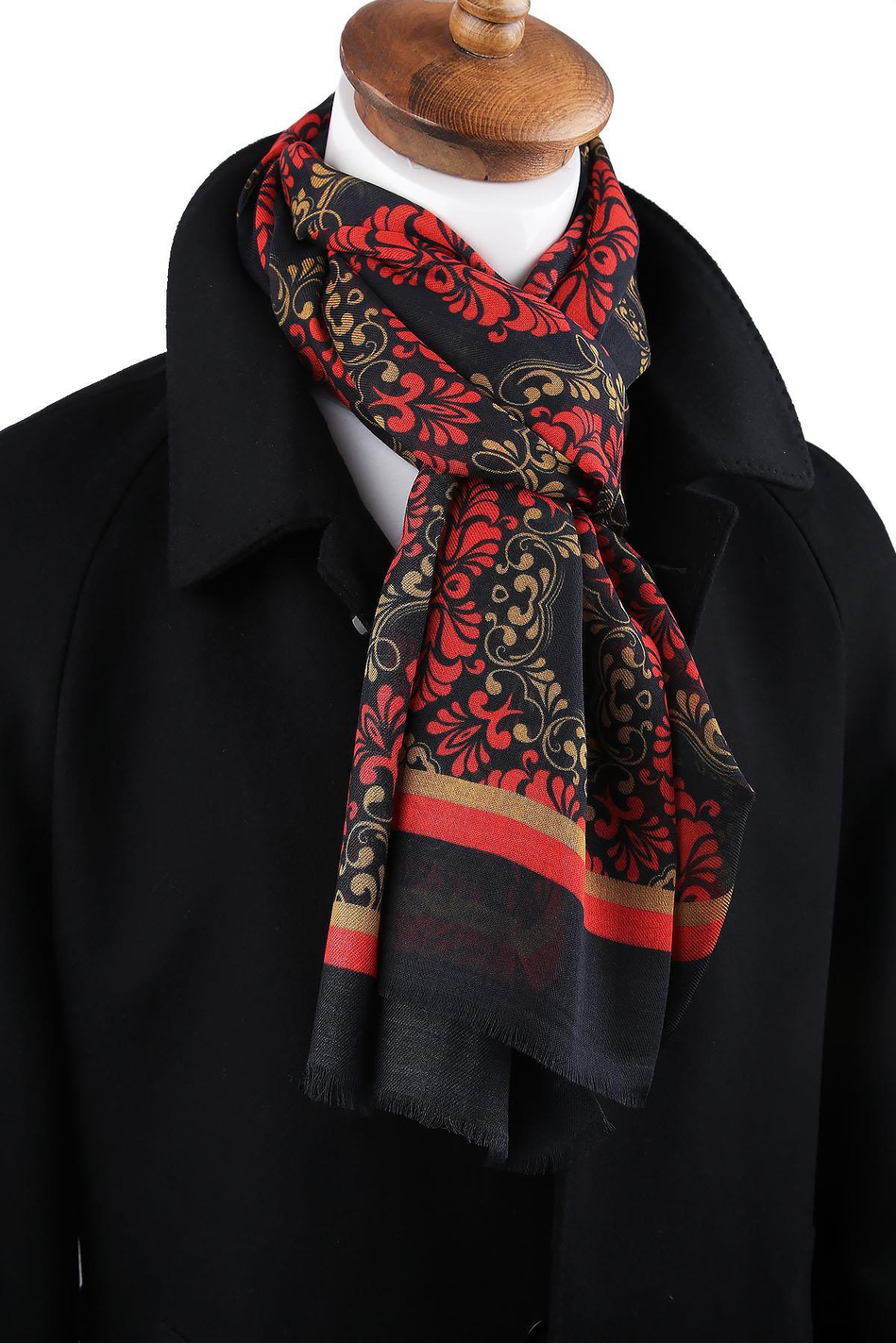 Forsyth Style Siyah İtalyan Modal Kaşkol MDL30